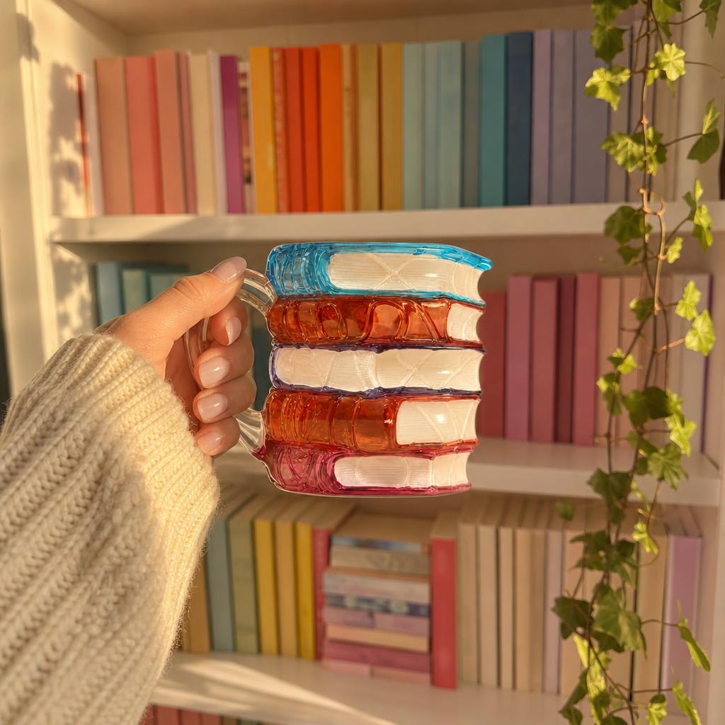 NookMug™ - The Stacked book design Mug
