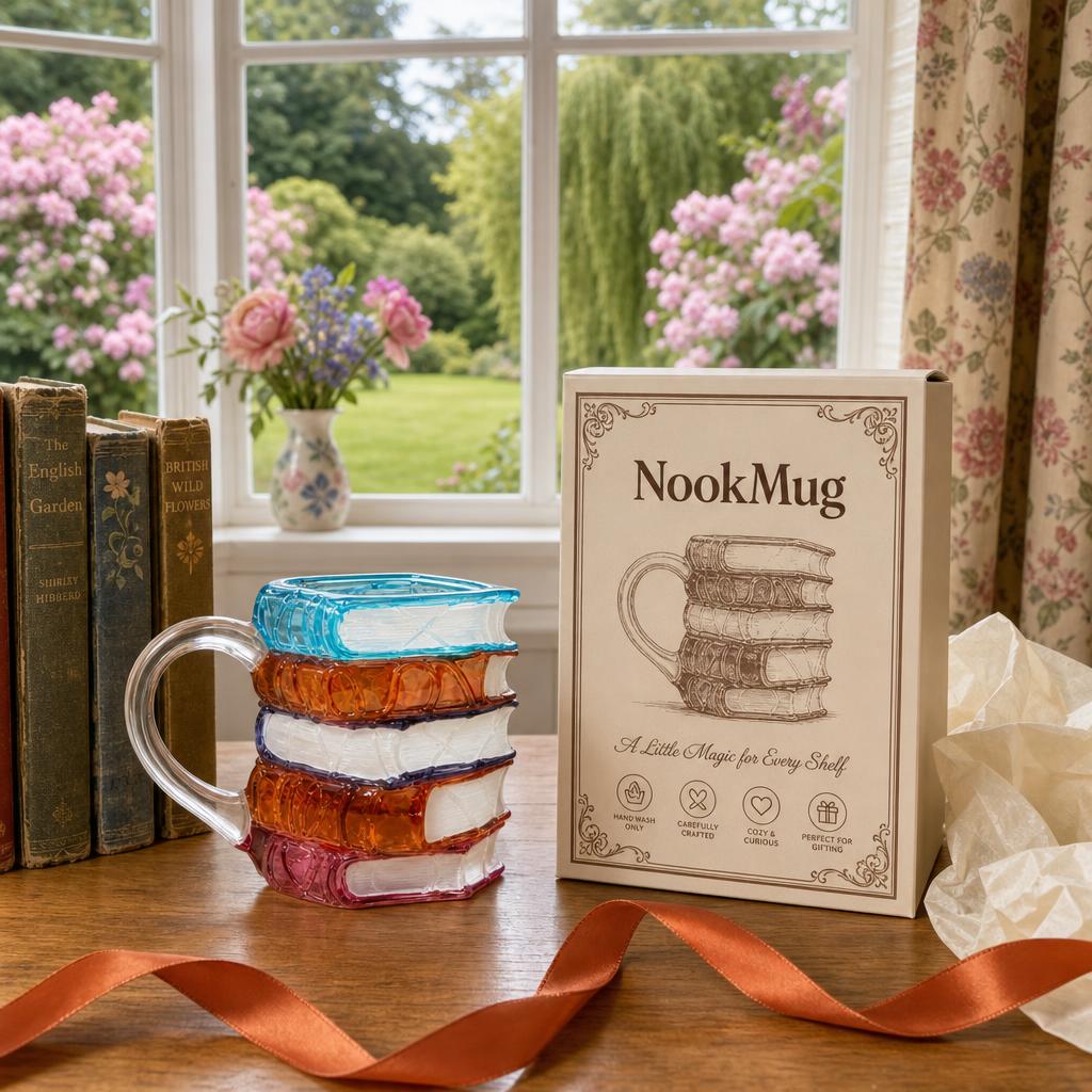 NookMug™ - The Stacked book design Mug