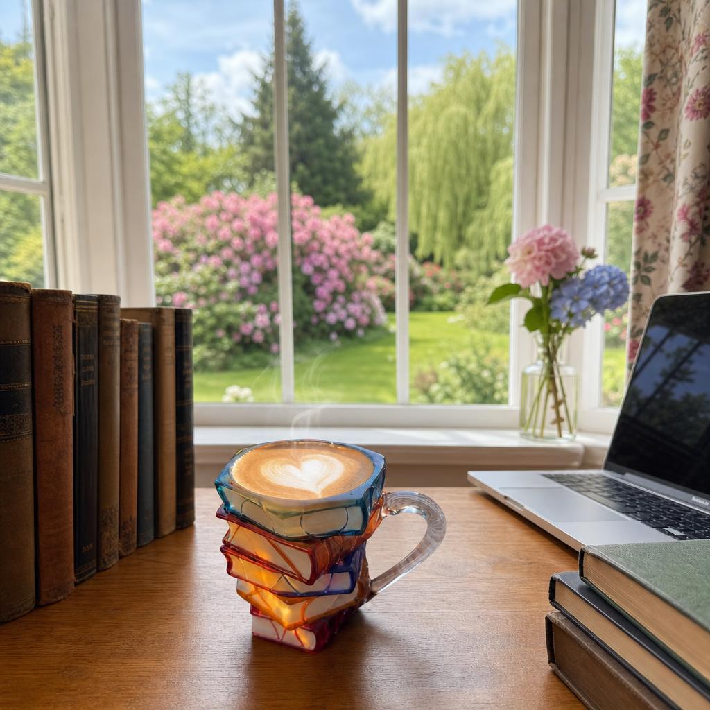 NookMug™ - The Stacked book design Mug