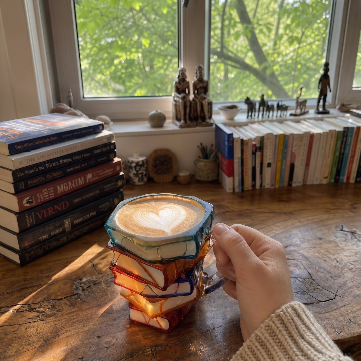 NookMug™ - The Stacked book design Mug
